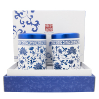 青花舞茶 台湾阿里山高山茶叶礼盒150g*2罐 台湾天然正品正宗高山茶叶乌龙绿茶