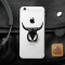 bcase 公牛手机指环扣 平板懒人指环金属支架 苹果iphone7/6s粘贴式卡扣创意通用 秘银