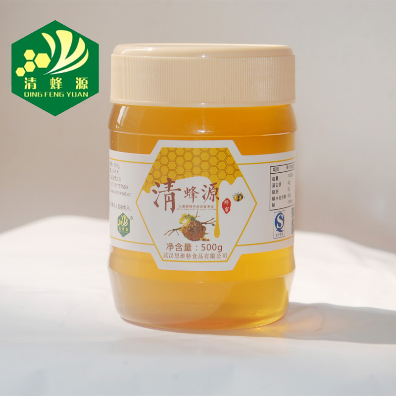 清蜂源 出口品牌 深山老林天然蜜 优选油菜蜂蜜500g