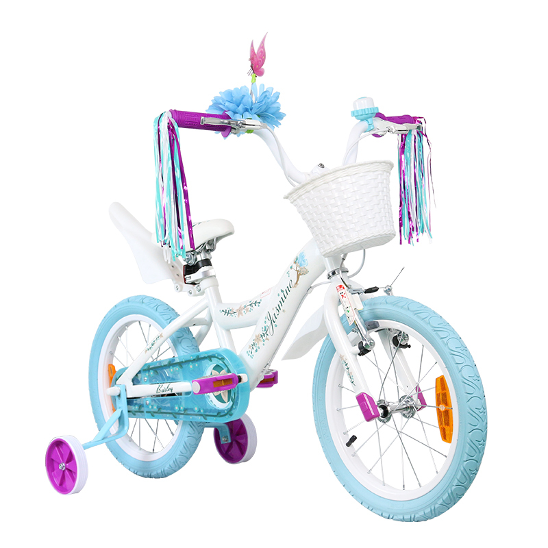 Bailey 童车 自行车 儿童自行车16/18寸 3-6-8岁 男女宝宝 童车 小孩脚踏车 花仙子