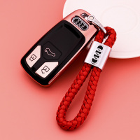 奥迪钥匙套A4L Q7 Q5L A5 TT RS4 A4 RS5汽车钥匙包钥匙扣钥匙壳传枫