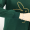 歌诺瑞丝2017秋季女装新款韩版百搭长袖刺绣图案宽松显瘦T恤627