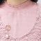 歌诺瑞丝2017秋季女装新款韩版气质中长款大码两件套半高领蕾丝连衣裙女2830