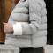 歌诺瑞丝2017冬季女装新款韩版气质修身短款加厚面包服棉袄棉服外套女9027