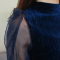 歌诺瑞丝GENUORUISI2018春季女装新款韩版复古修身蕾丝雪纺衫女1173