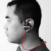 纽米 蓝牙耳机双耳入耳式 无线车载智能蓝牙运动耳机通用于苹果手机iphone5/6s 华为/三星/小米/OPPO 金色