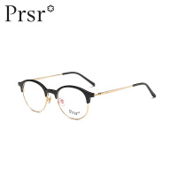 [帕莎]复古文艺眼镜框潮圆形全框眼镜架配近视眼镜女PT66060