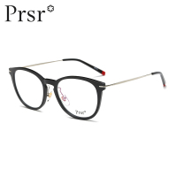 [帕莎]文艺眼镜框女士全框板材眼镜架男士框架配近视镜PB76081