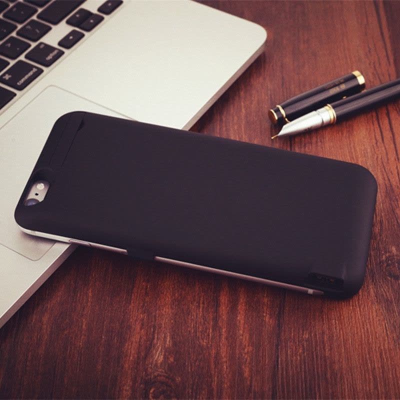 鸿伟科 苹果iPhone6背夹电池充电宝移动电源iphone6s专用手机电池无线充电器薄-黑色图片