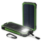 鸿伟科 太阳能充电宝 20000毫安大容量移动电源 苹果小米三星手机平板通用便携式超薄移动电源 绿色