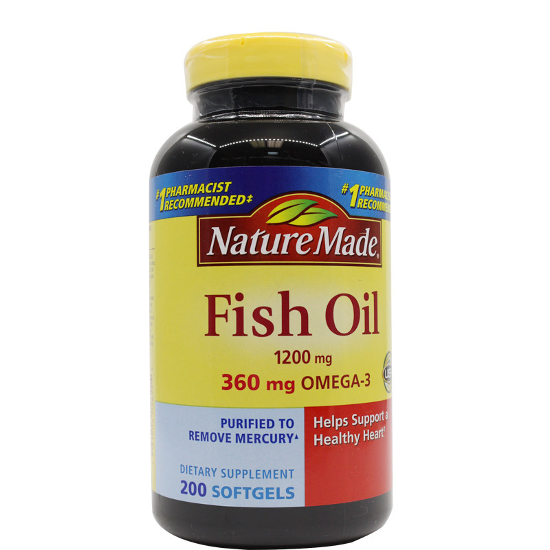 [海外购]Nature Made 深海鱼油Omega-3 辅助降三高 美国原装直邮