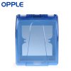 OPPLE欧普照明 86型电工面板墙壁开关插座防漏电安全防溅盒 浴霸开关防水盒