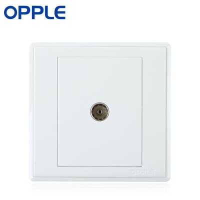 OPPLE欧普照明 86型电工面板墙壁开关插座防漏电安全 电视插