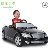 快乐年华 奔驰S600授权 儿童电动车四轮 玩具车 儿童 可坐电动车