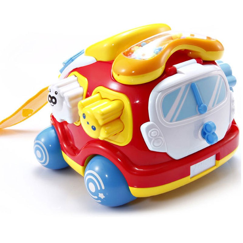 澳贝儿童益智早教玩具促进思维发展9个月以上适用 电子汽车电话463429