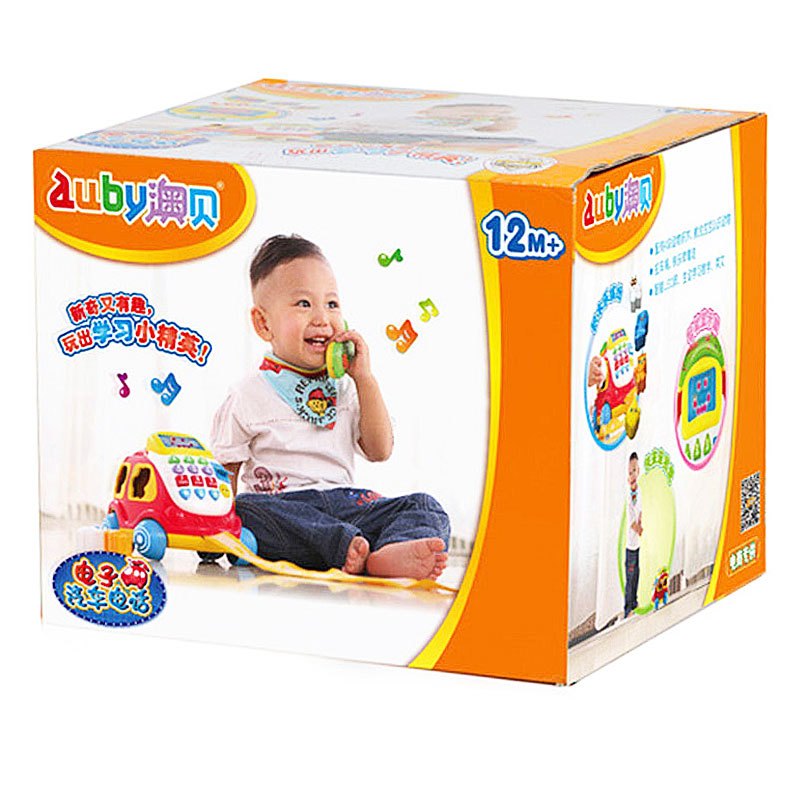 澳贝儿童益智早教玩具促进思维发展9个月以上适用 电子汽车电话463429