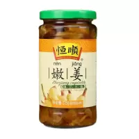 恒顺酱菜嫩姜375g*1瓶 酱菜咸菜腌制泡菜小菜