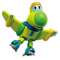 灵动帮帮龙出动玩具恐龙探险队变形机器人棒棒龙韦斯全套儿童玩具 发声变形 乐乒