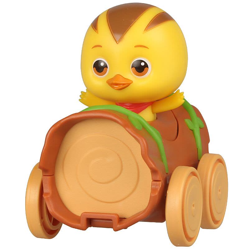 奥迪双钻萌鸡小队小对玩具可动变形迷你公仔音乐麦奇大宇儿童玩偶小车玩具 丛林卡车-麦奇图片