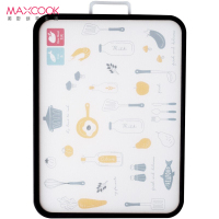 美厨(maxcook)砧板菜板案板 双面不锈钢塑料两用砧板 加厚切菜板水果板