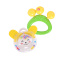 玛力玩具T9003 婴儿安抚牙胶摇铃益智卡通玩具 欢乐宝宝摇铃2个装 3个月以上