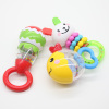 玛力玩具T9019 宝宝安抚牙胶摇铃益智玩具 婴幼健康益智玩具3个装 3个月以上