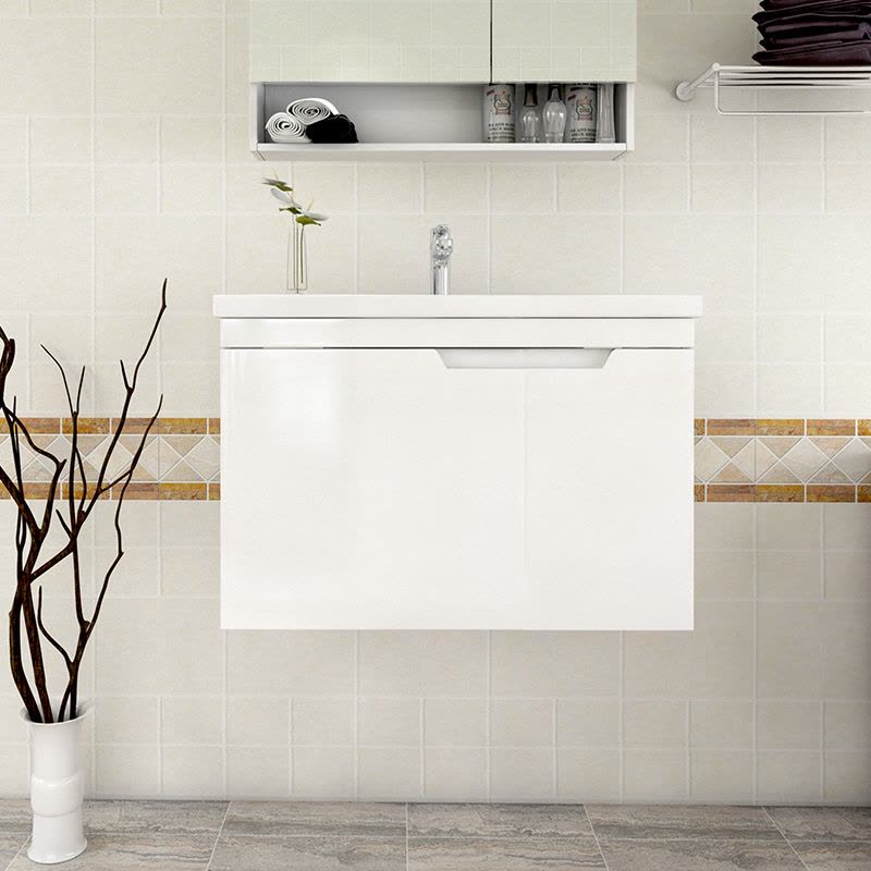英皇卫浴 现代简约浴室柜卫生间洗手台盆柜组合小户型 出口卫浴柜图片