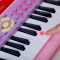 儿童电子琴带麦克风女孩钢琴1-3-6岁宝宝礼物早教益智玩具 【可爱粉】