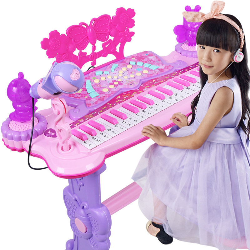 鑫乐（xinle）新款儿童电子琴女孩益智启蒙玩具2-8岁小孩宝宝儿童音乐琴 彩盒豪华版