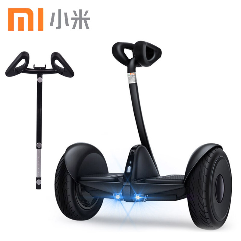 小米（MI）小米九号平衡车 Ninebo t 双轮自平衡车 两轮电动车 体感车 智能代步车 黑色 +加长杆套装版