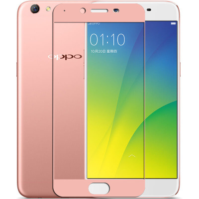 创优作 oppo r9splus全屏覆盖钢化膜OPPO R9s手机保护贴膜