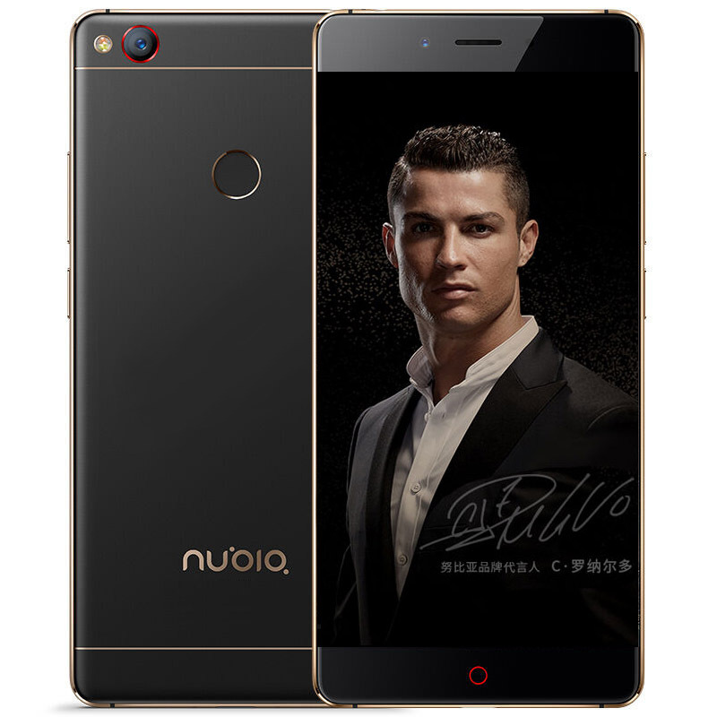 努比亚(nubia) Z11 无边框 全网通4G手机 双卡双待 黑金色版 (6G RAM + 64G ROM )