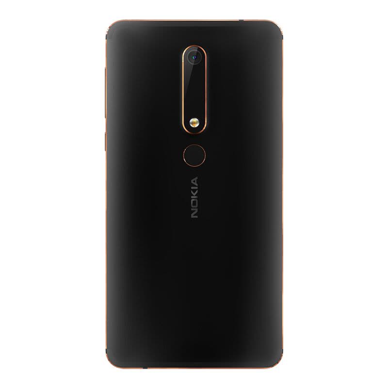 诺基亚6 (Nokia6) 新诺基亚6第二代 4GB+32GB 黑色 全网通 双卡双待 移动联通电信4G手机图片