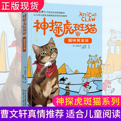 神探虎斑猫3 猫咪金城 侦探冒险悬疑推理破案故事文学经典动物小说沈石溪6-8-12岁三四五六年