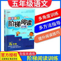 2019新小学语文阶梯阅读五年级阅读训练小学生5年级上下册文学书语文基础知识训练100篇课外阅读理解