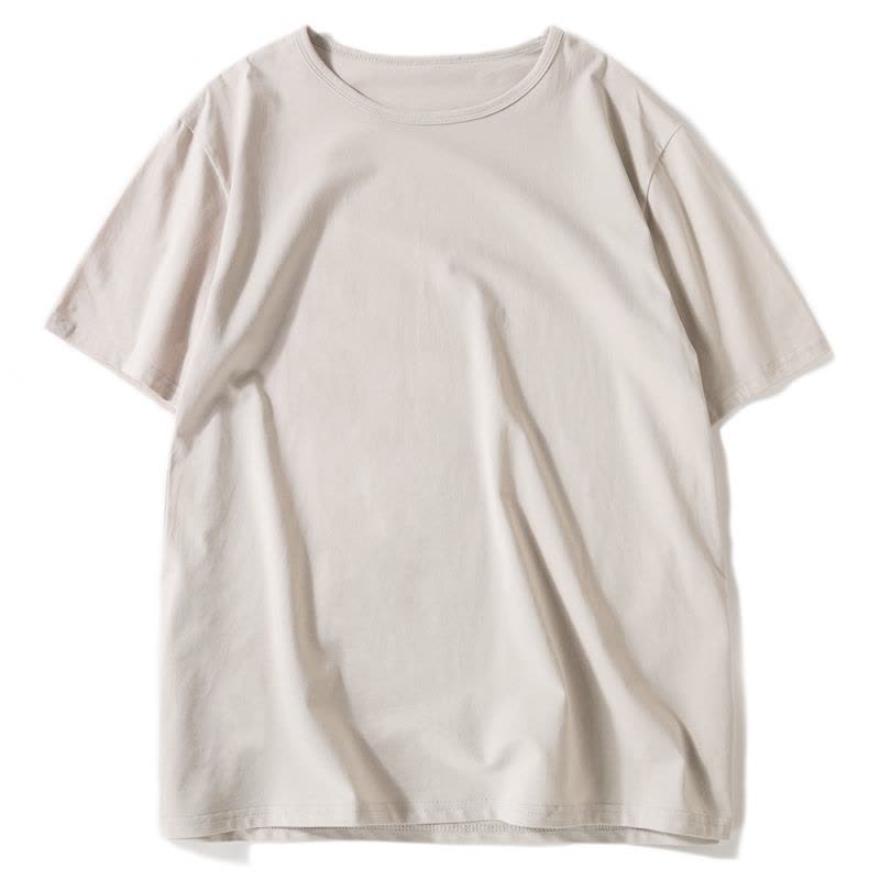 男士短袖T恤纯色面料-M012-10图片