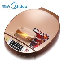美的（Midea）JCN30A多用途煎烤机电饼铛 咖啡色