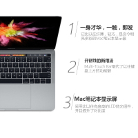 苹果（Apple）MacBook Pro 苹果笔记本电脑 苹果电脑15.4灰Touch Bar i7/16G/256