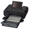 佳能(Canon)CP1300便携式手机照片打印机家用小型迷你无线彩色相片冲印机旅行出游替代1200黑色套餐六