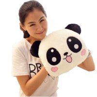 顽乐主义 可爱熊猫创意暖手抱枕 暖手捂 生日礼物