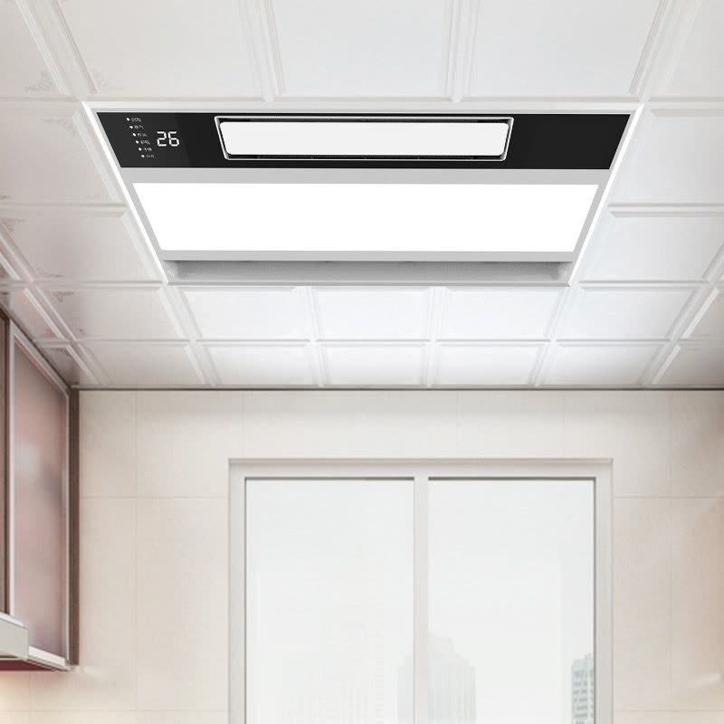 雷士照明NVC 集成吊顶浴霸 300*600空调型风暖嵌入式超薄 卫生间取暖换气含照明模块三合一浴室暖风机图片