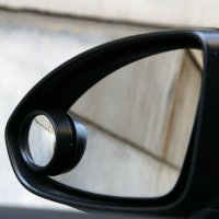 高清晰汽车倒车辅助镜曲面通用小圆镜可调节盲点镜广角镜倒车镜反光后视镜