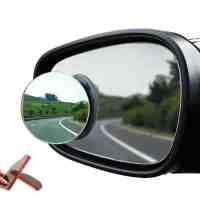友用汽车后视镜小圆镜360度可调通用盲点曲面无边框倒车广角反光镜辅助镜
