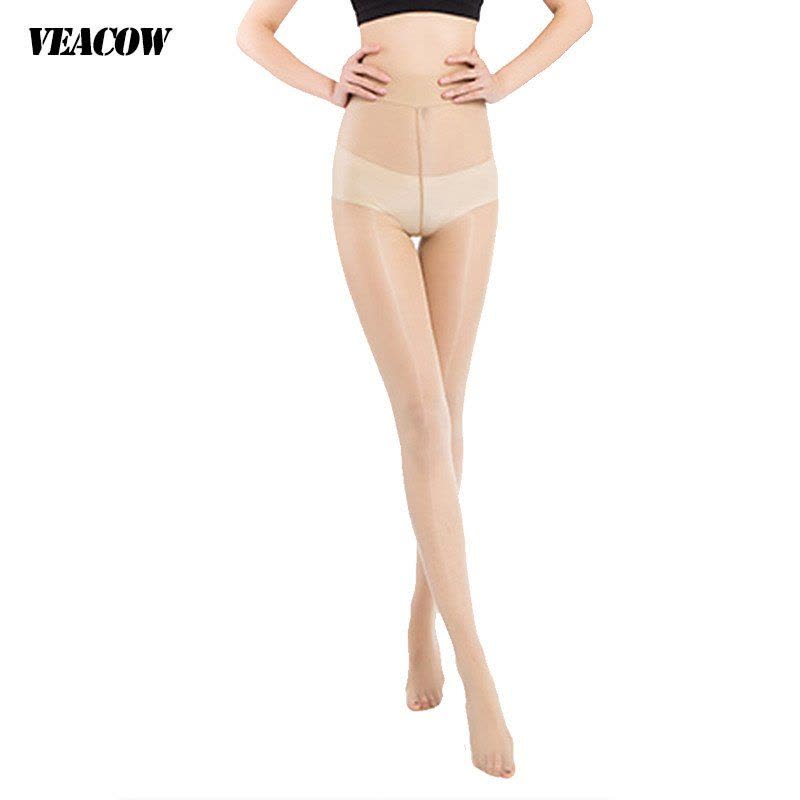 VEACOW[四条装]5D薄水晶性感连裤袜 耐穿 任意剪神裤 透明女玻璃丝袜图片