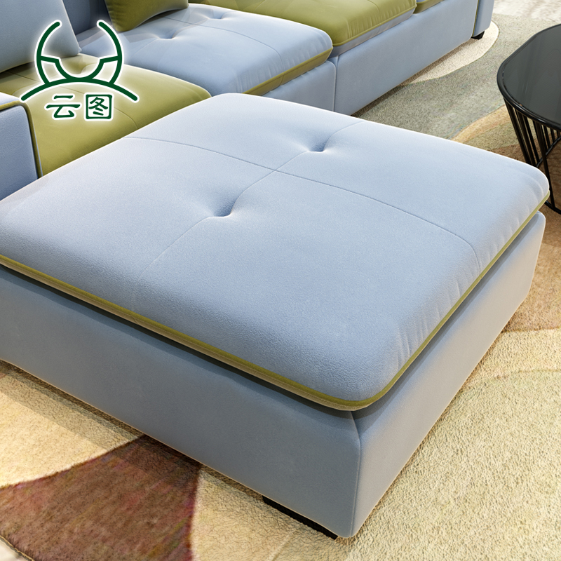 云图家具 布艺沙发 现代简约可拆洗沙发转角沙发客厅沙发组合