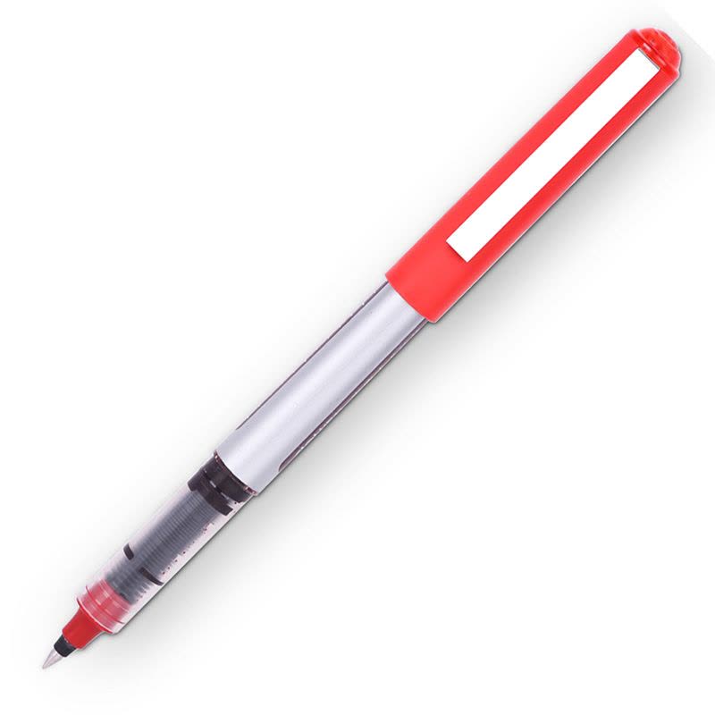 得力deliS656直液式走珠笔0.5mm黑色宝珠笔中性笔签字笔红色水笔办公学生文具批发12支装整盒图片