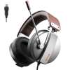 西伯利亚（XIBERIA）S22 游戏耳机 7.1声道头戴式 电竞降噪音乐运动耳麦 有线单USB接口 发光 吃鸡 银灰色