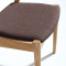 尚越 北欧简约实木餐椅简约书房扶手靠背椅 日式咖啡椅水曲柳木椅