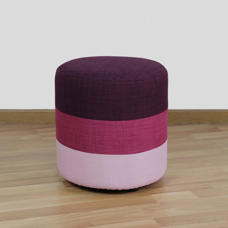 尚越 现代简约布艺可拆洗沙发实木换鞋凳梳妆创意小矮坐墩凳子图片