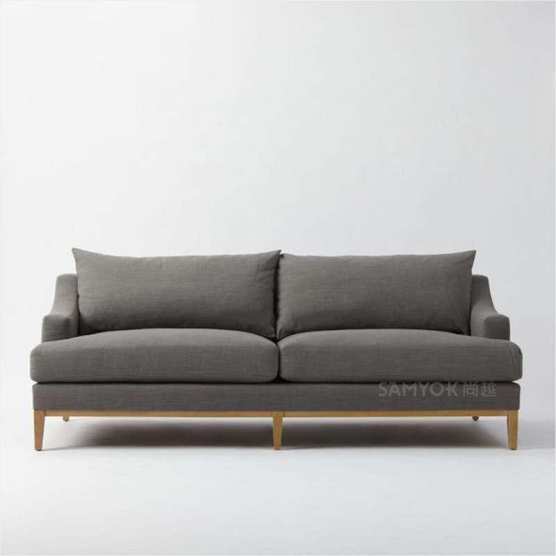 SAMYOK 北欧客厅单人双人三人位布艺沙发组合现代简约可拆洗小户型沙发椅